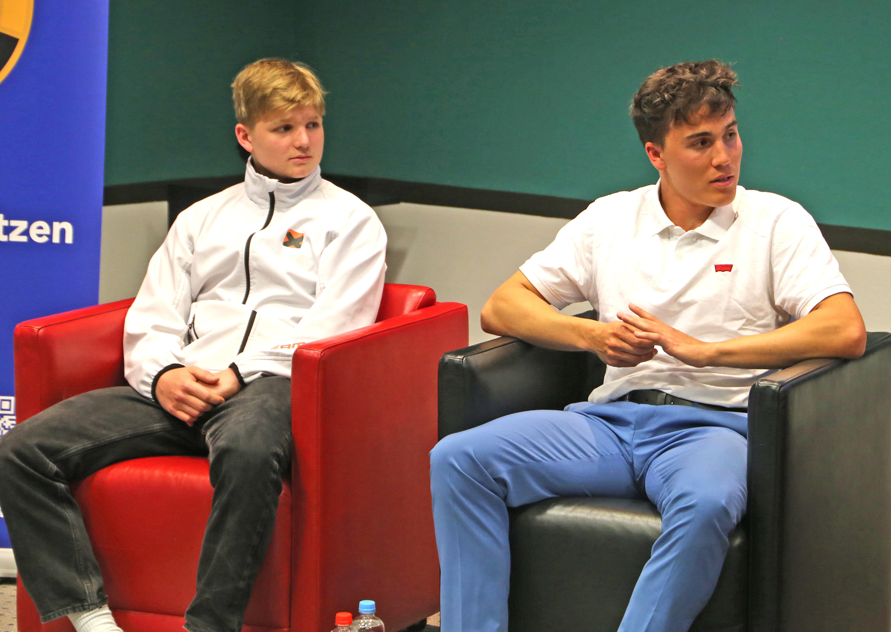 Mateo Fluri (links) und Lionel Brügger sind die aktuellen Activity-Fonds-Athleten des Panathlon-Clubs Olten-Zofingen.